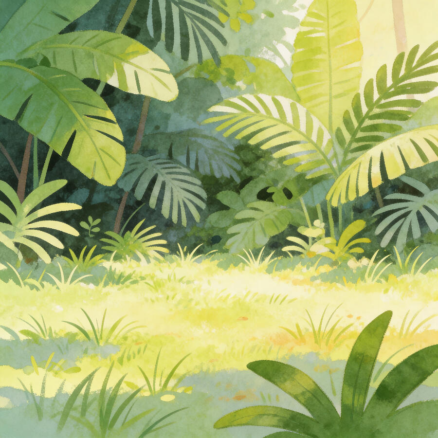 Regenwald - Ruhe und Geborgenheit